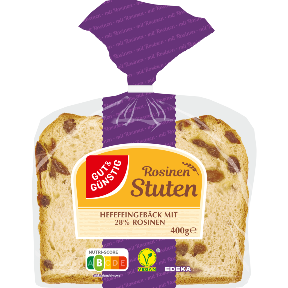 GUT&GÜNSTIG Rosinenstuten 400g