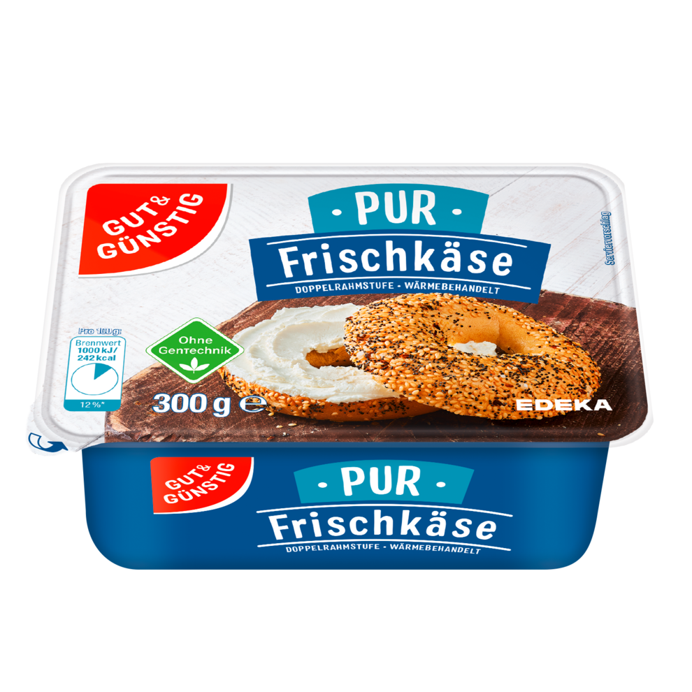 GUT&GÜNSTIG Frischkäse Natur Doppelrahmstufe 300g VLOG