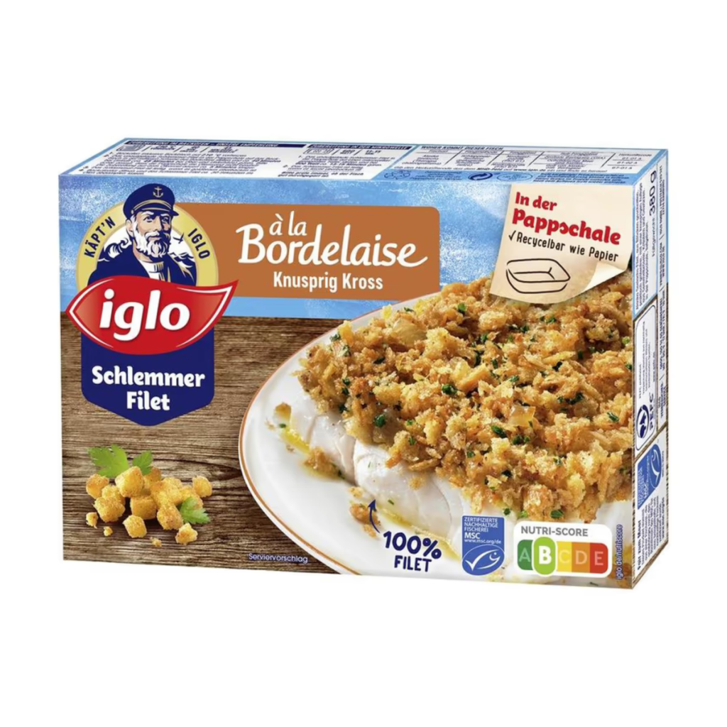 MSC Iglo Schlemmerfilet Bordelaise Knusprig Kross 380g