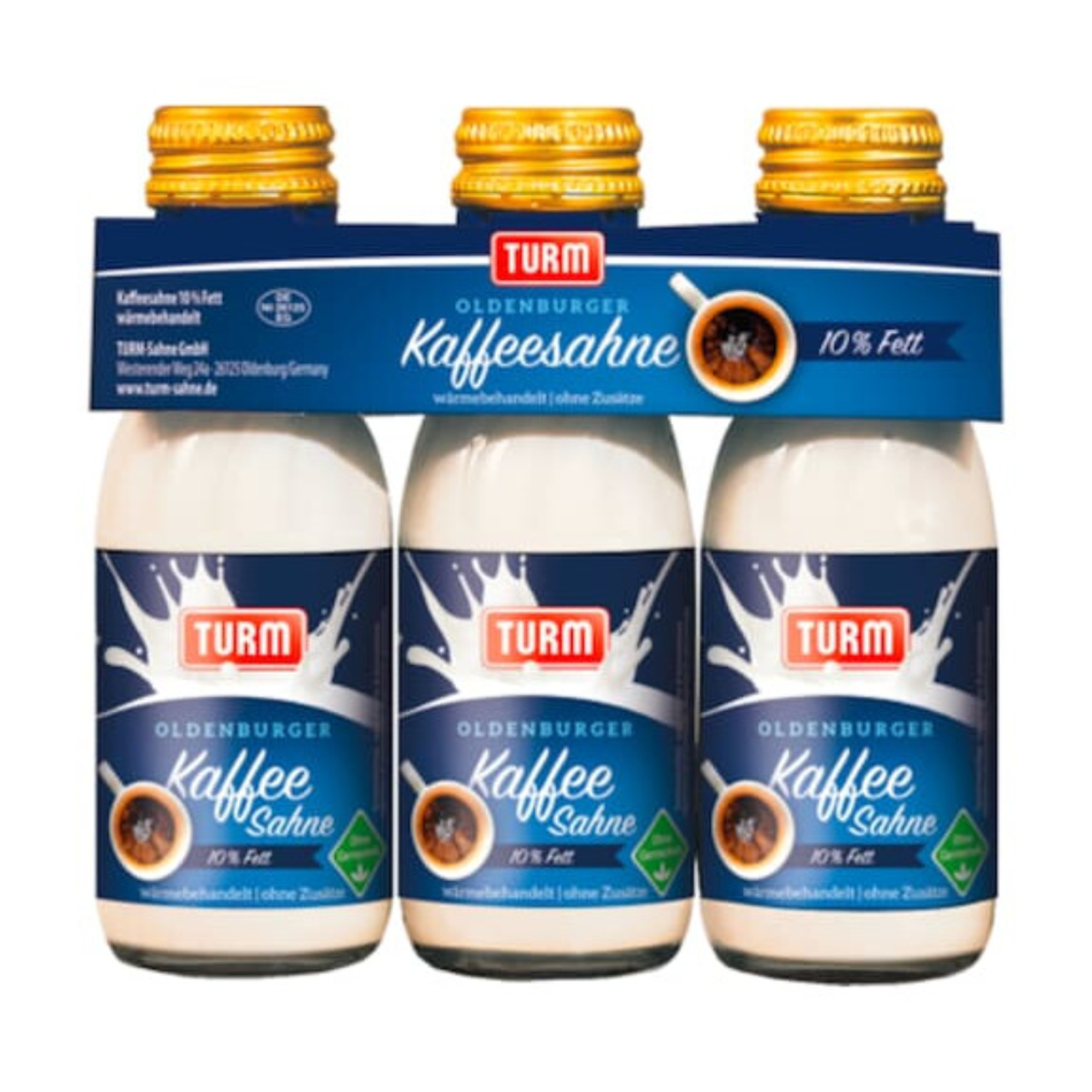 Turm Kaffeesahne 10% 3x100g