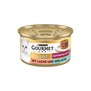Gourmet Gold Raffiniertes Ragout Duetto mit Lachs und Seelachs 85g
