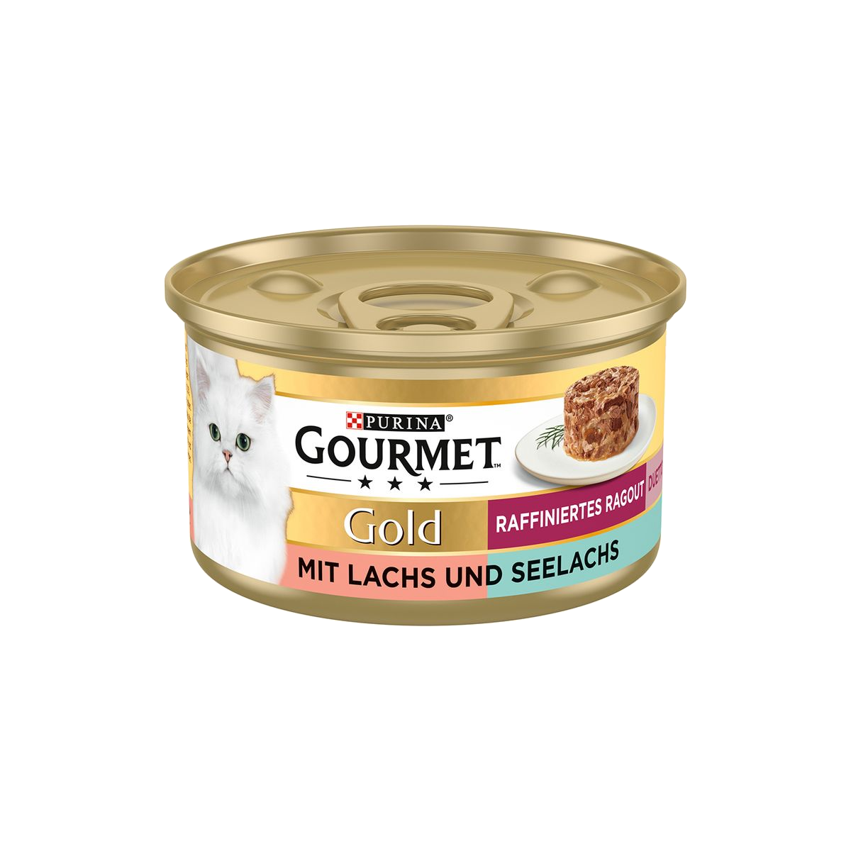 Gourmet Gold Raffiniertes Ragout Duetto mit Lachs und Seelachs 85g