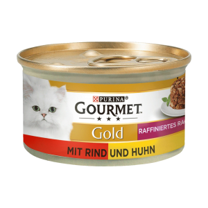 Gourmet Gold Raffiniertes Ragout Duetto mit Rind und Huhn 85g