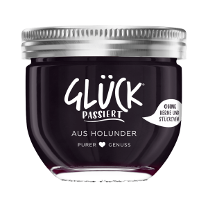 Glück Passiert Fruchtaufstrich Holunderbeere 230g