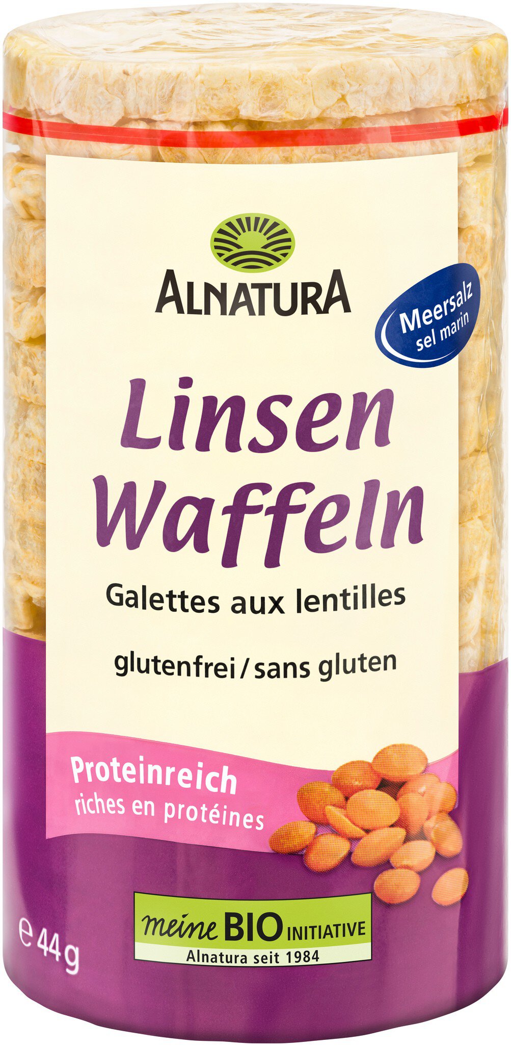 Bio Alnatura Linsenwaffeln 44g