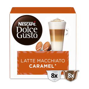 Nescafe Дольче Gusto капсулы латте макиато карамель 8+8ST 145,6g