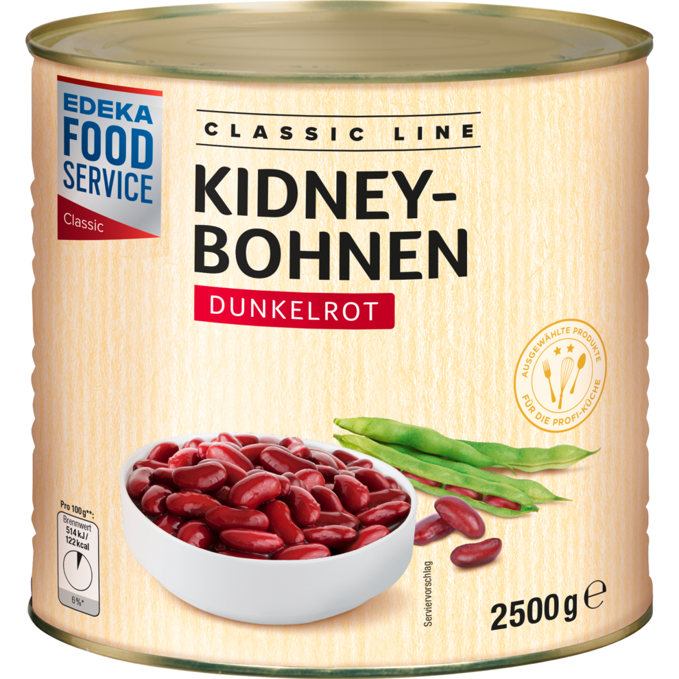 EDEKA Foodservice Classic Kidneybohnen 2500g