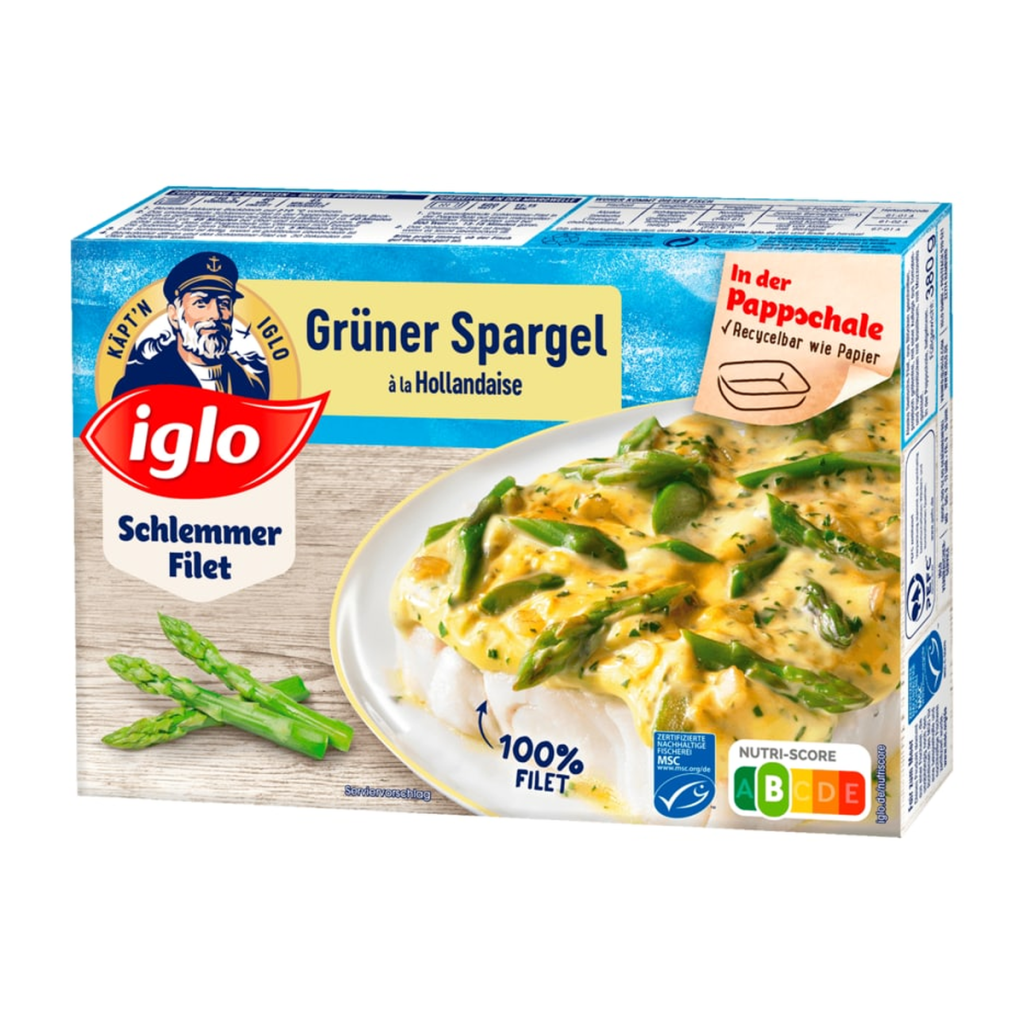 MSC Iglo Schlemmer-Filet Grüner Spargel a la Hollandaise 380g
