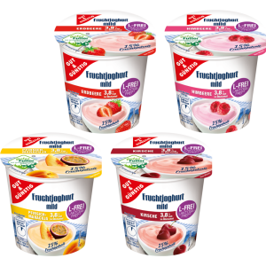GUT&GÜNSTIG Fruchtjoghurt laktosefrei 3,8% 4-fach 20x150g Stg