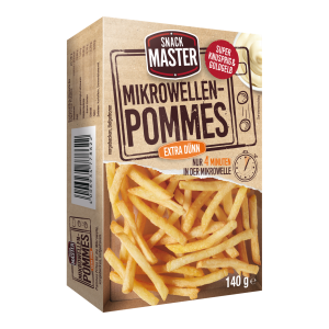 Snackmaster Mikrowellen Pommes extra dünn 140g