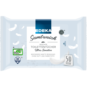 EDEKA Feuchtes Toilettenpapier Samtweich Ultra-Sensitiv 50ST