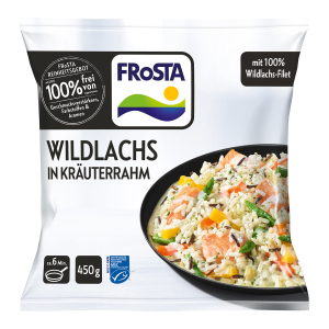 MSC Frosta Wildlachs in Kräuterrahm mit Wildreis 450g