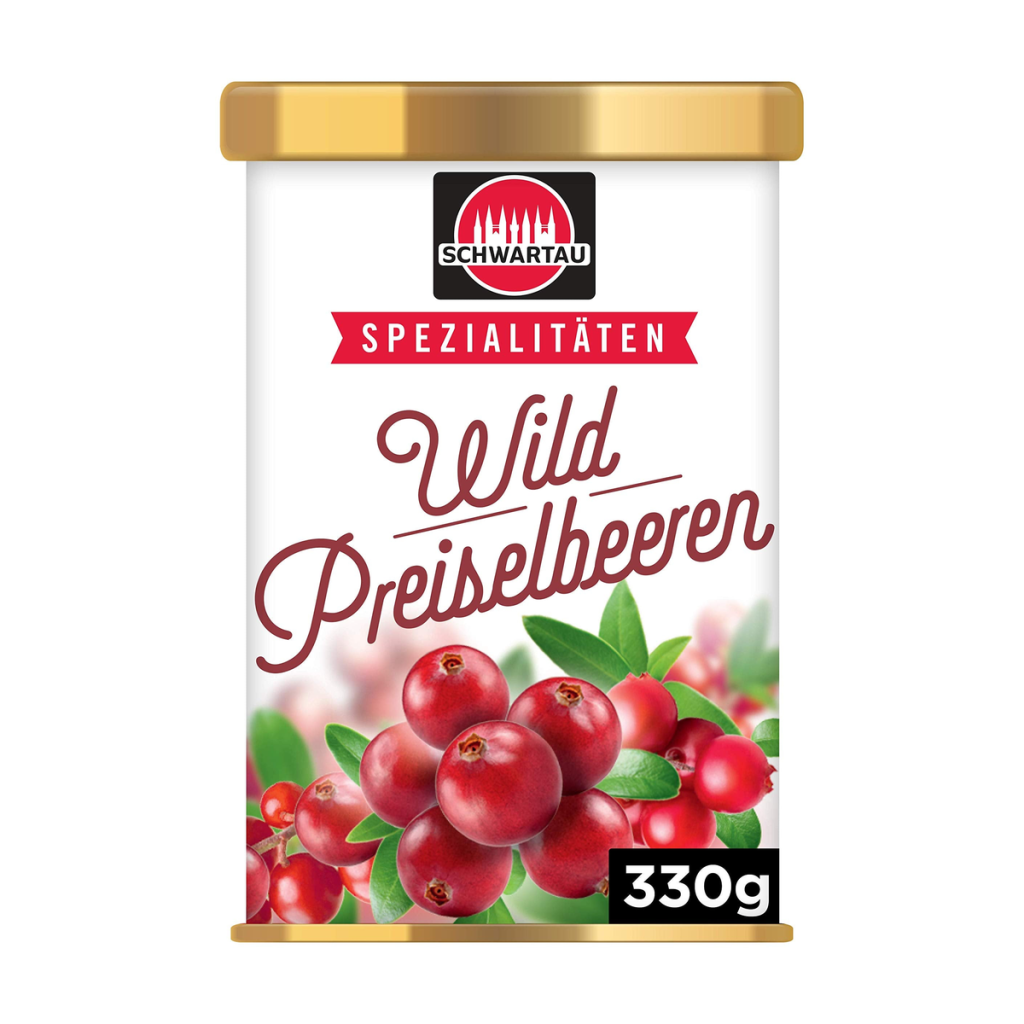 Schwartau Spezialitäten Wildpreiselbeere 330g