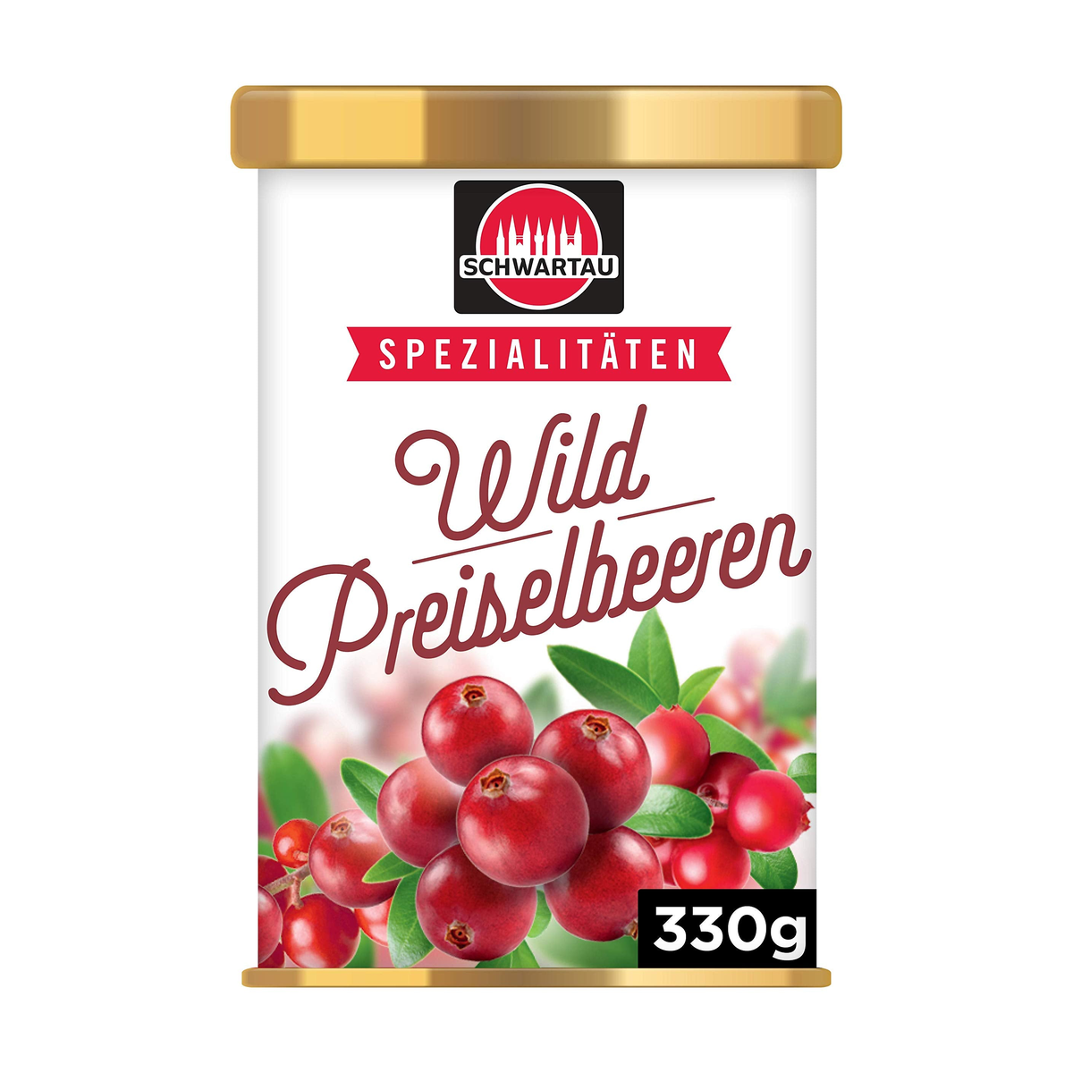 Schwartau Spezialitäten Wildpreiselbeere 330g