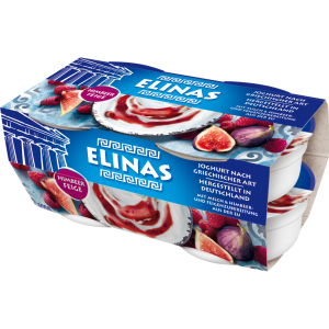 Elinas Joghurt nach Griechischer Art Himbeer-Feige 9,4% 4x150g