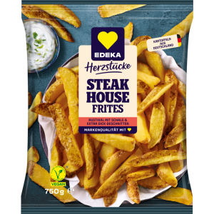 EDEKA Herzstücke Steakfrites mit Schale 750g