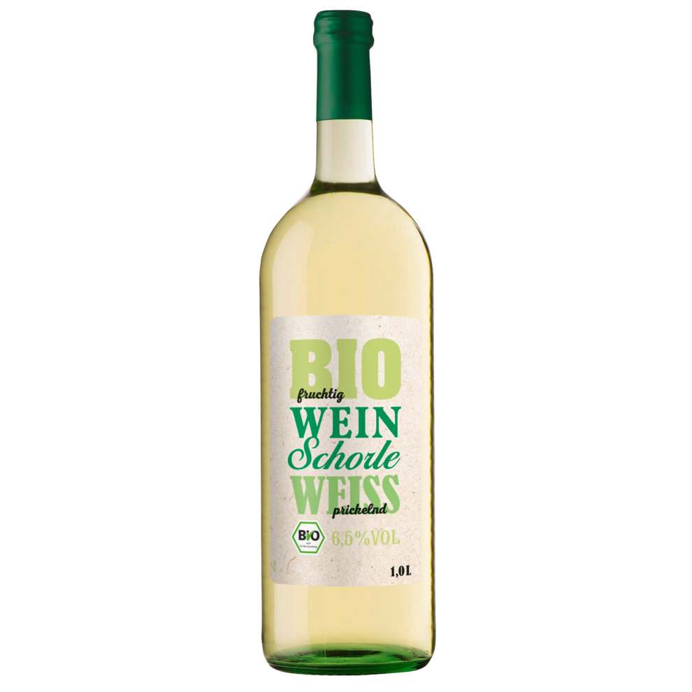 Bio Weinschorle weiß 1l