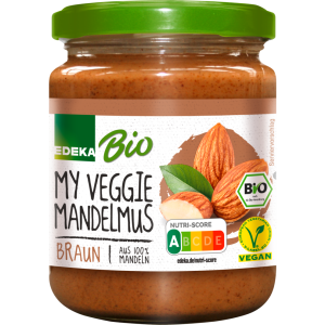 Bio EDEKA+Vegan Mandelmus braun 250g