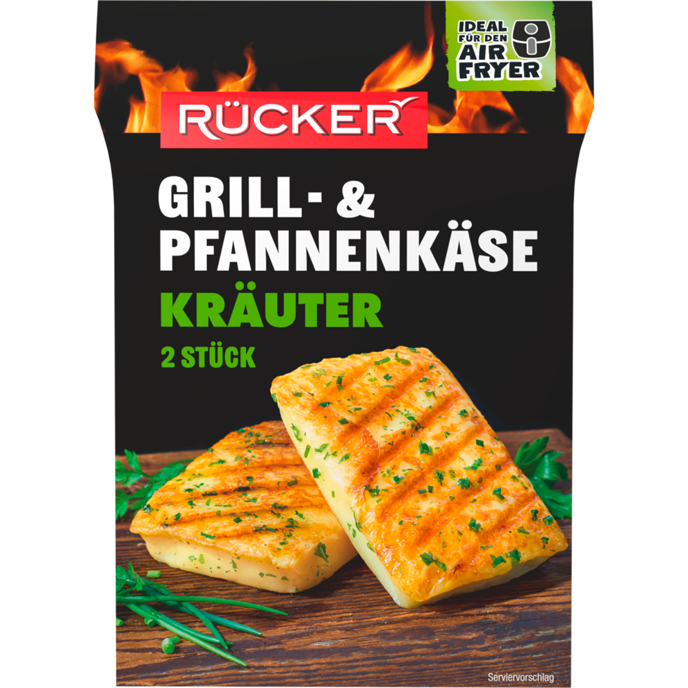 Rücker Grill- und Pfannenkäse Kräuter 45% Vollfettstufe 150g