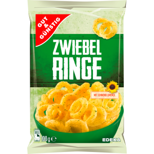 GUT&GÜNSTIG Zwiebelringe 100g