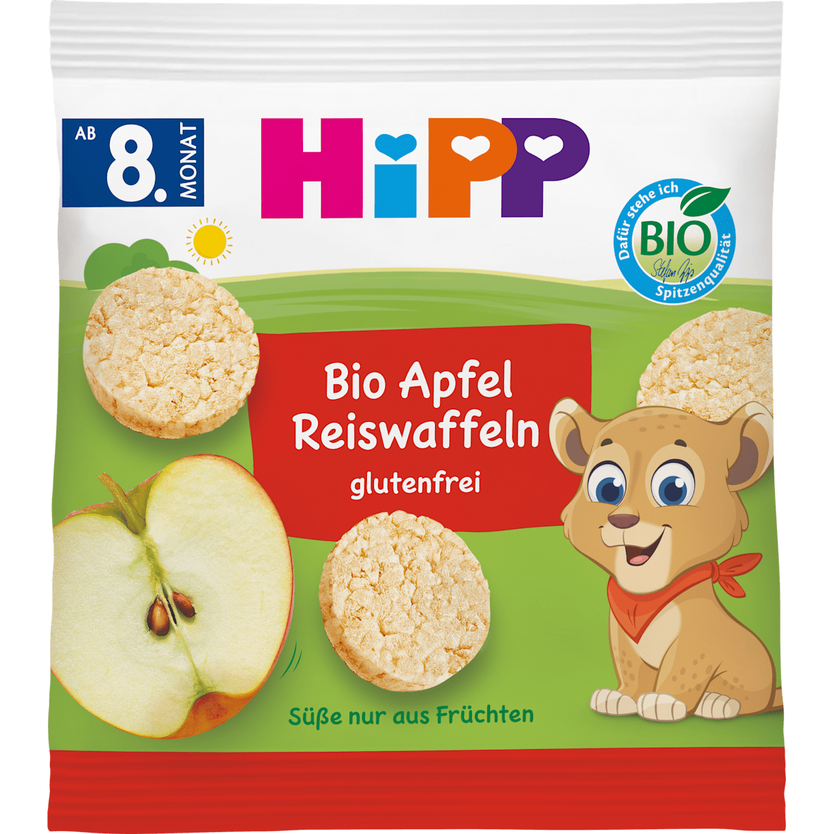 Bio Hipp Reiswaffeln Apfel ab 8.Monat 30g