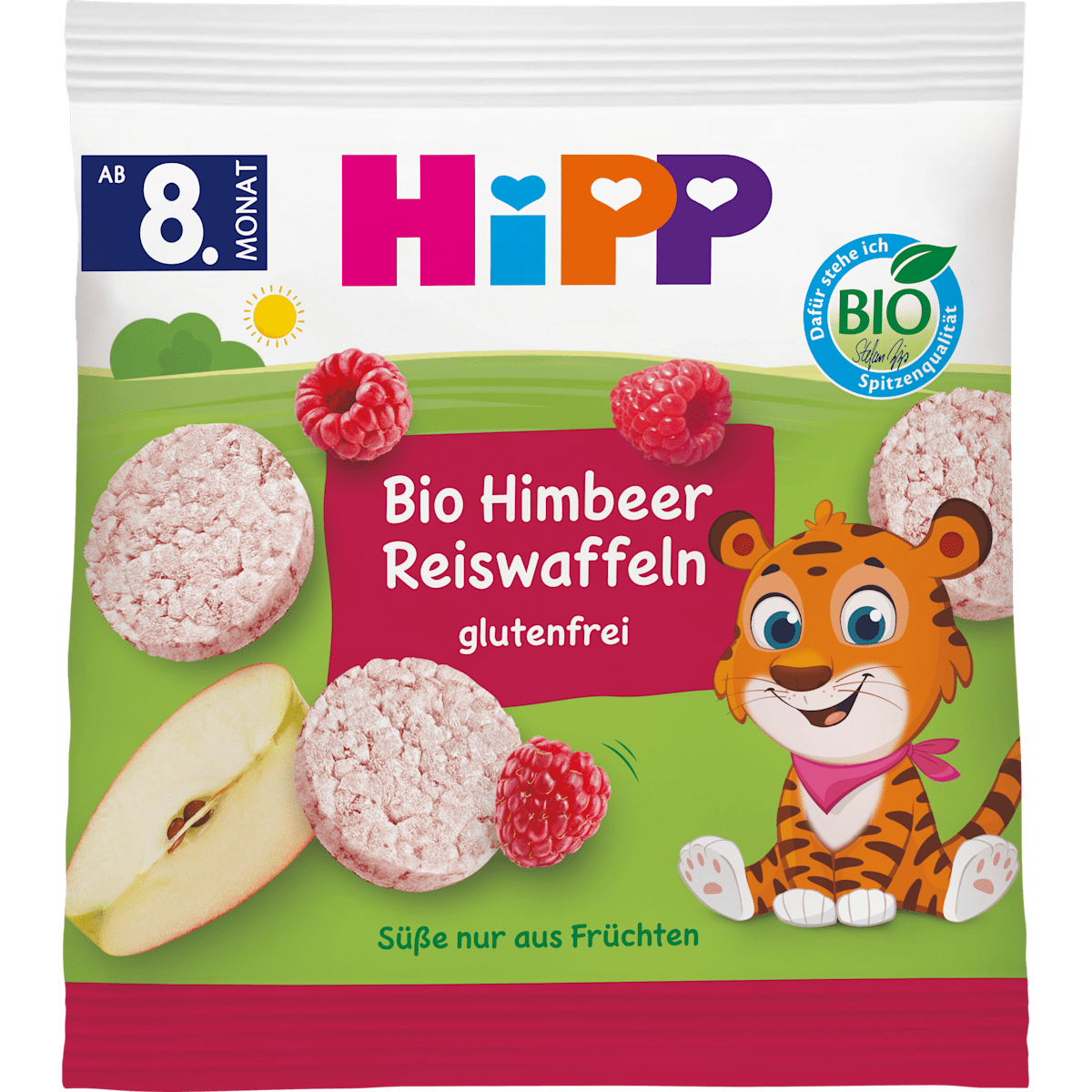 Bio Hipp Reiswaffeln Himbeer ab 8.Monat 30g