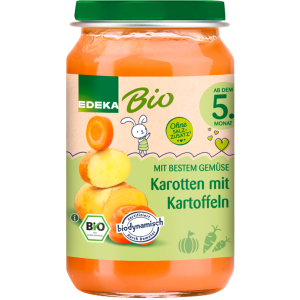 Demeter EDEKA морковь, картофель, 5.Monat 190g