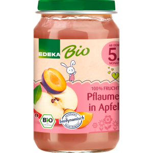 Demeter EDEKA Pflaume in Apfel ab dem 5.Monat 190g