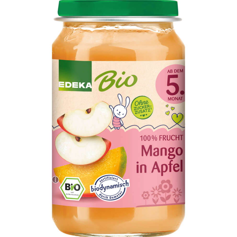 Demeter EDEKA манго, яблоко, 5.Monat 190g
