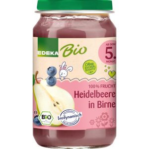 Demeter EDEKA Heidelbeere in Birne ab dem 5.Monat 190g