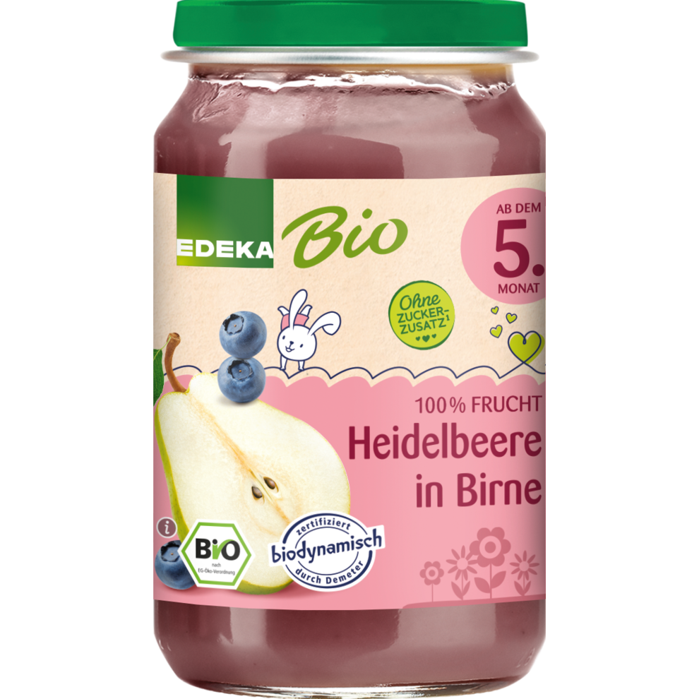 Demeter EDEKA Heidelbeere in Birne ab dem 5.Monat 190g