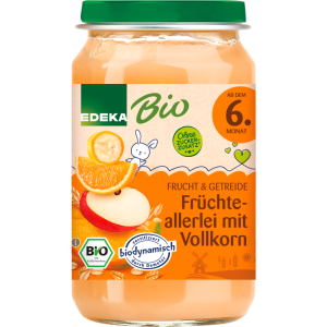Demeter EDEKA Früchteallerlei mit Vollkorn ab dem 6.Monat 190g