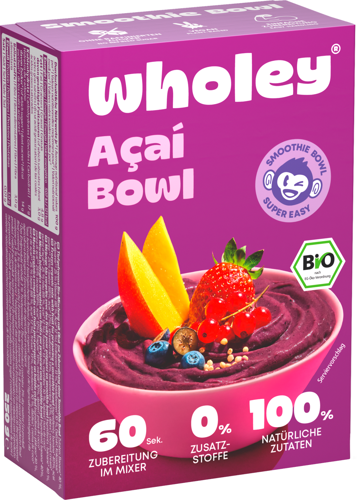 Bio Wholey Acai Bowl 250g