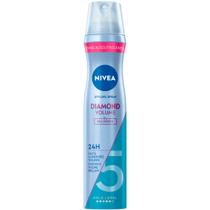 Nivea Styling Spray Diamond Volume 0% Silikone 24H 250ml