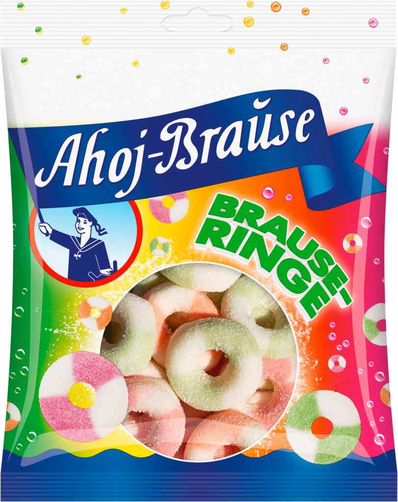 Ahoj-Brause Gummibonbon Ringe soft 150g