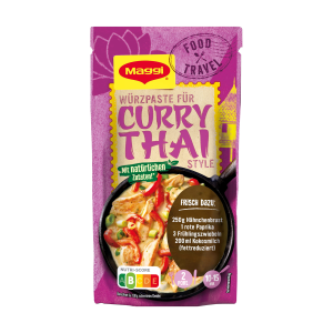 Maggi Food Travel Würzpaste Curry Thai Style 65g