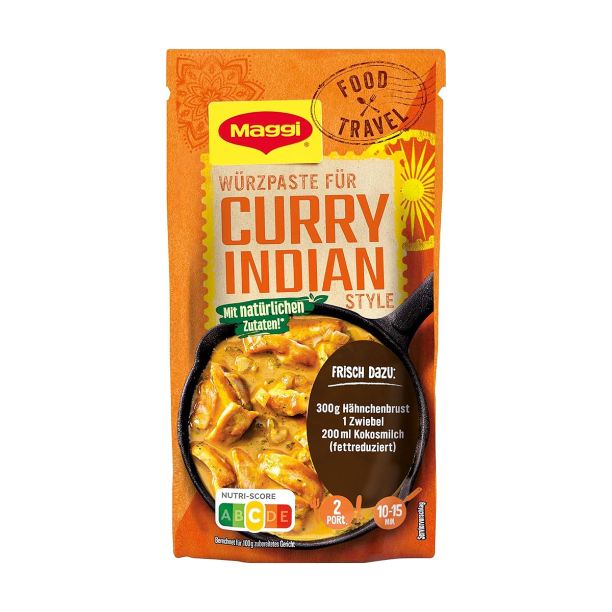 Maggi Food Travel Würzpaste Curry Indian Style 65g