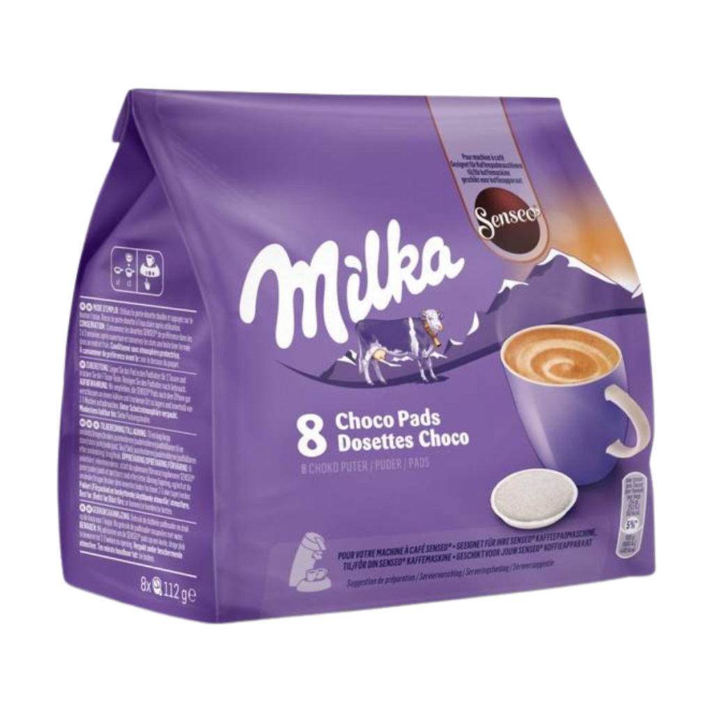 Senseo Milka шоколад диски 8ST 112g