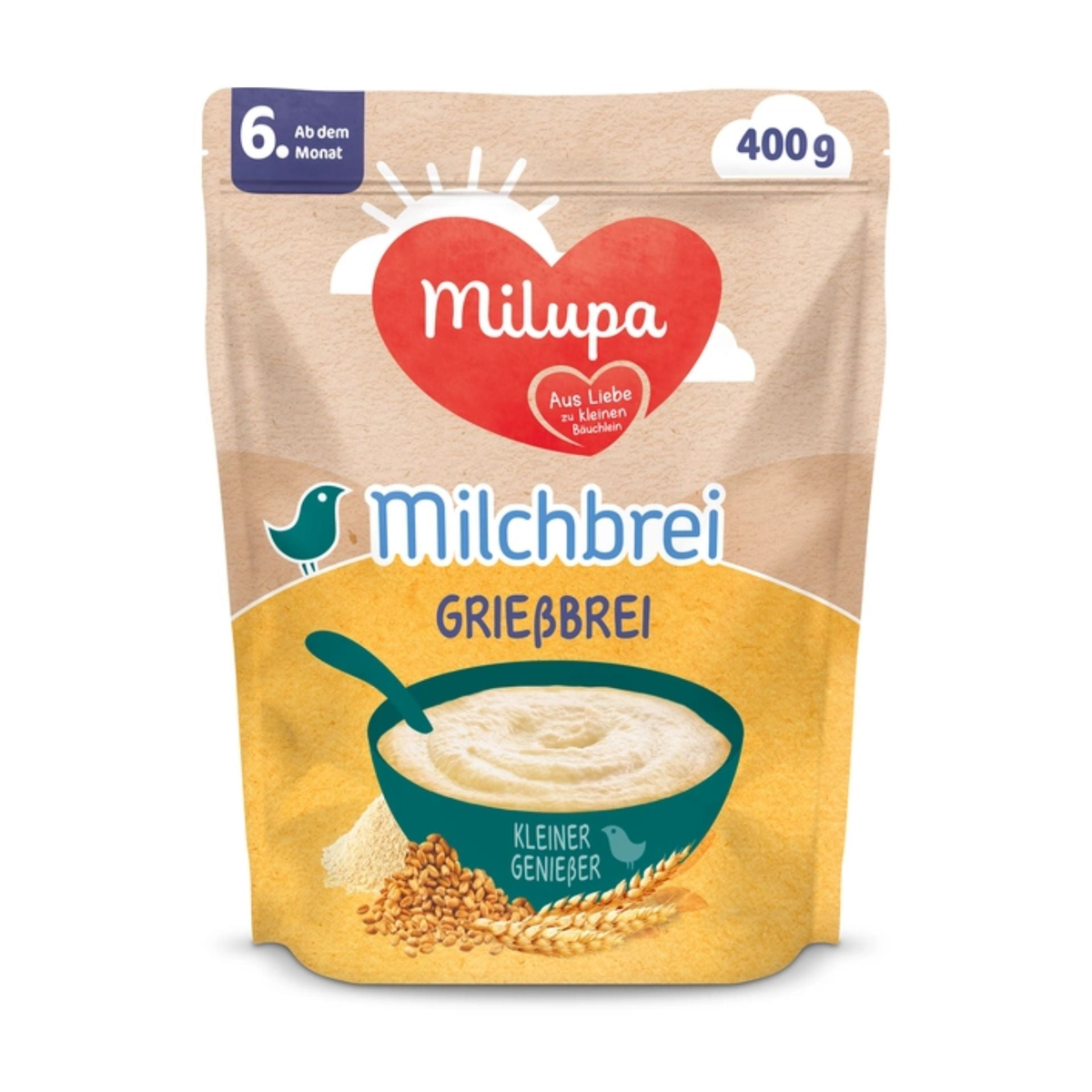 Milupa Miluvit Milchbrei Grießbrei mit 6 Monaten 400g
