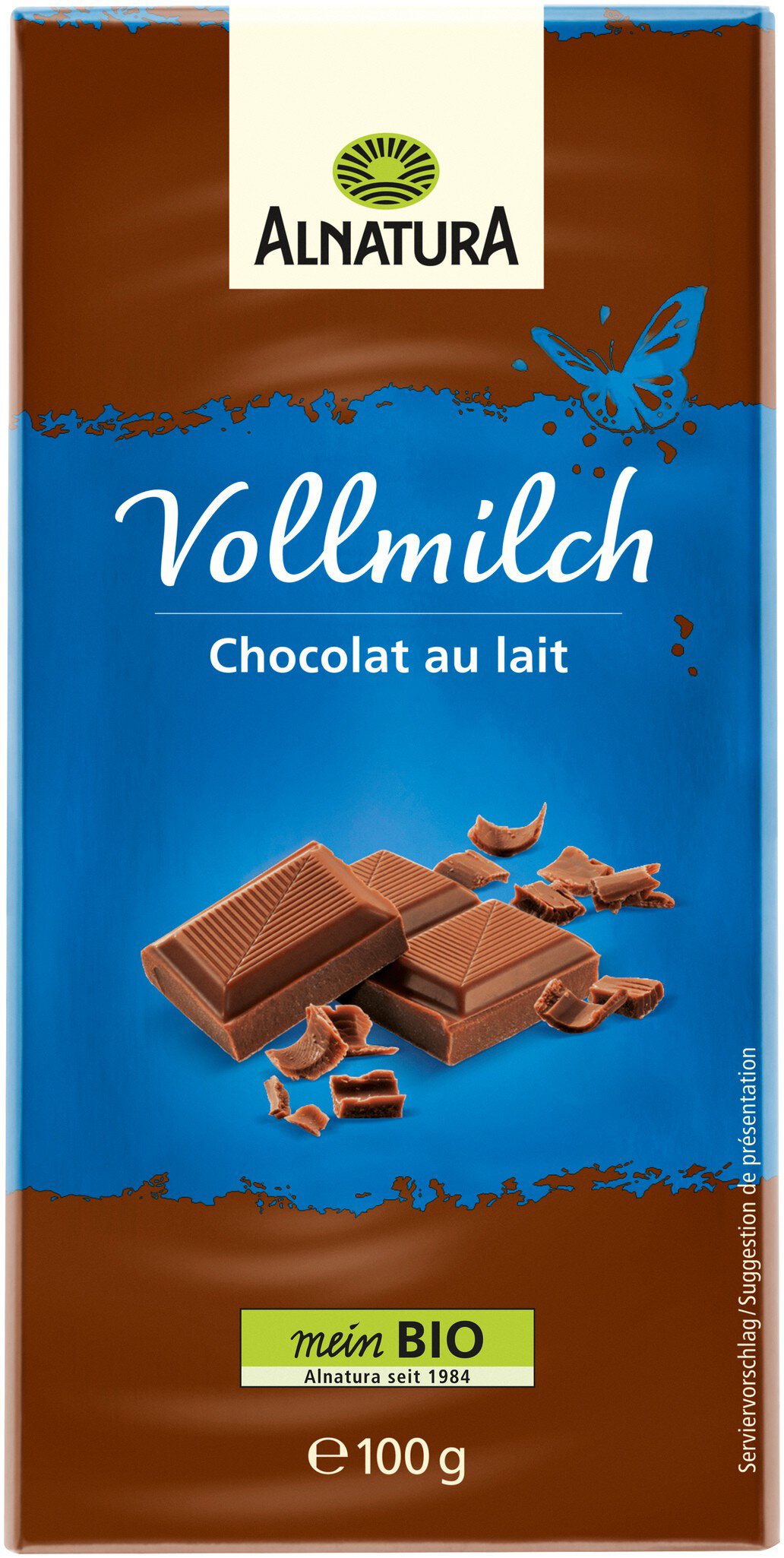 Bio Alnatura Vollmilchschokolade 100g