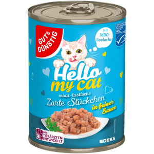 MSC GUT&GÜNSTIG Zarte Stückchen mit Seelachs 415g