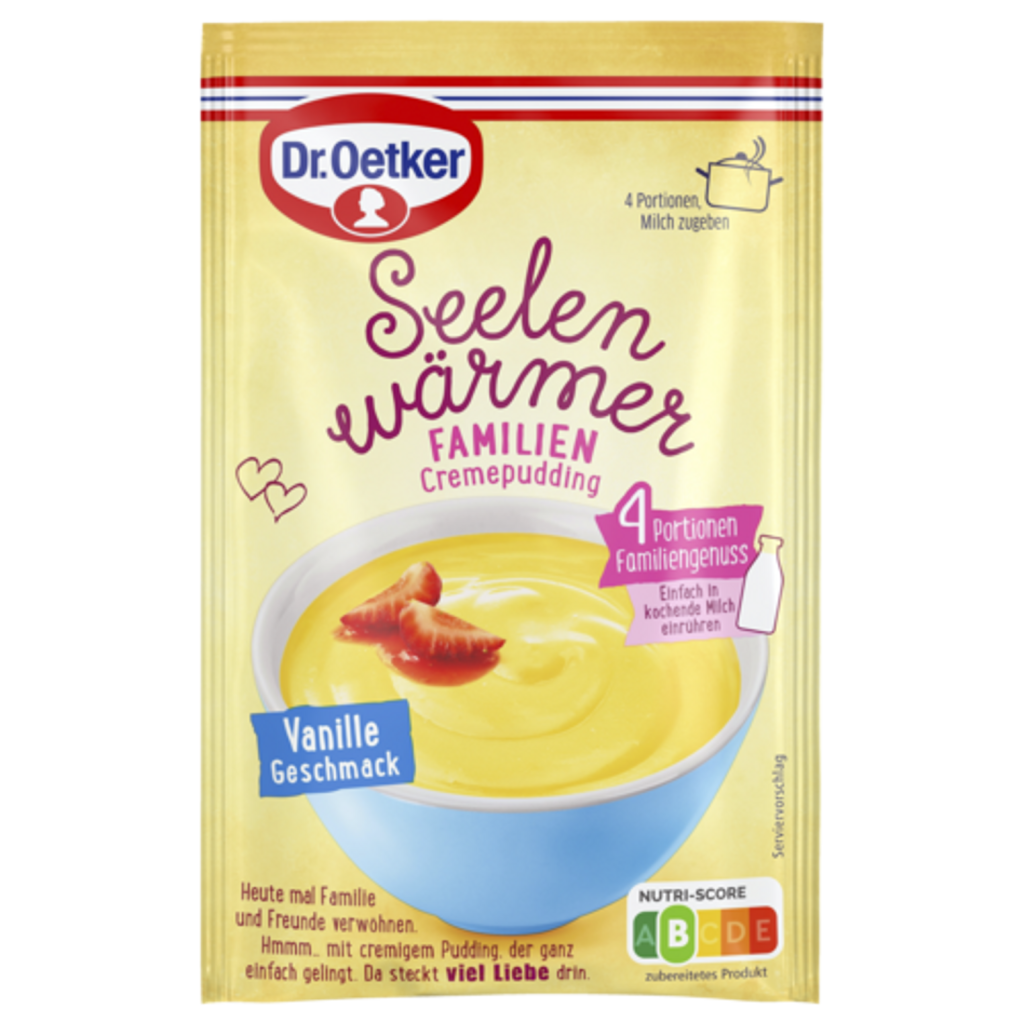 Dr.Oetker Seelenwärmer Familie Vanille-Geschmack für 500ml 75g