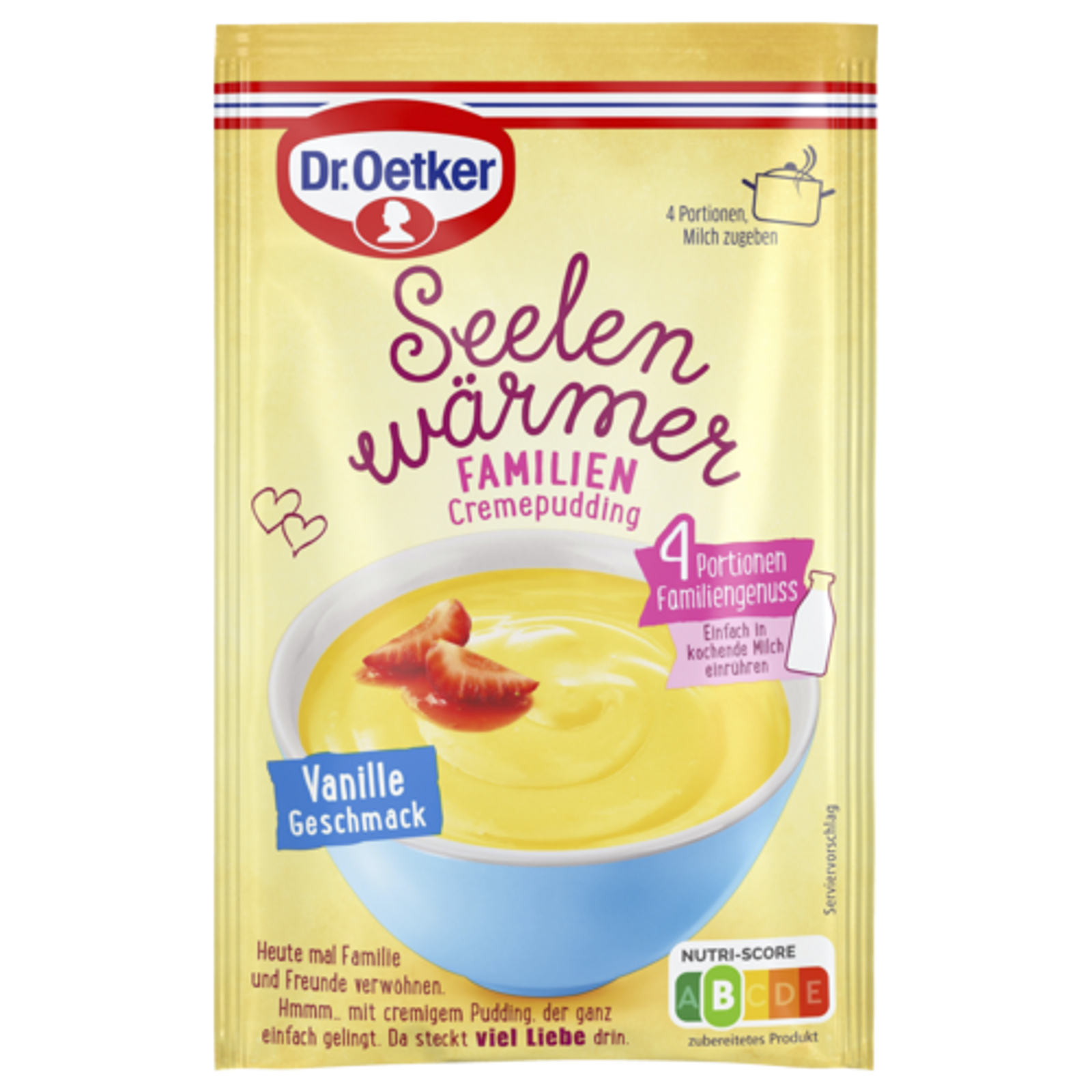 Dr.Oetker Seelenwärmer Familie Vanille-Geschmack für 500ml 75g