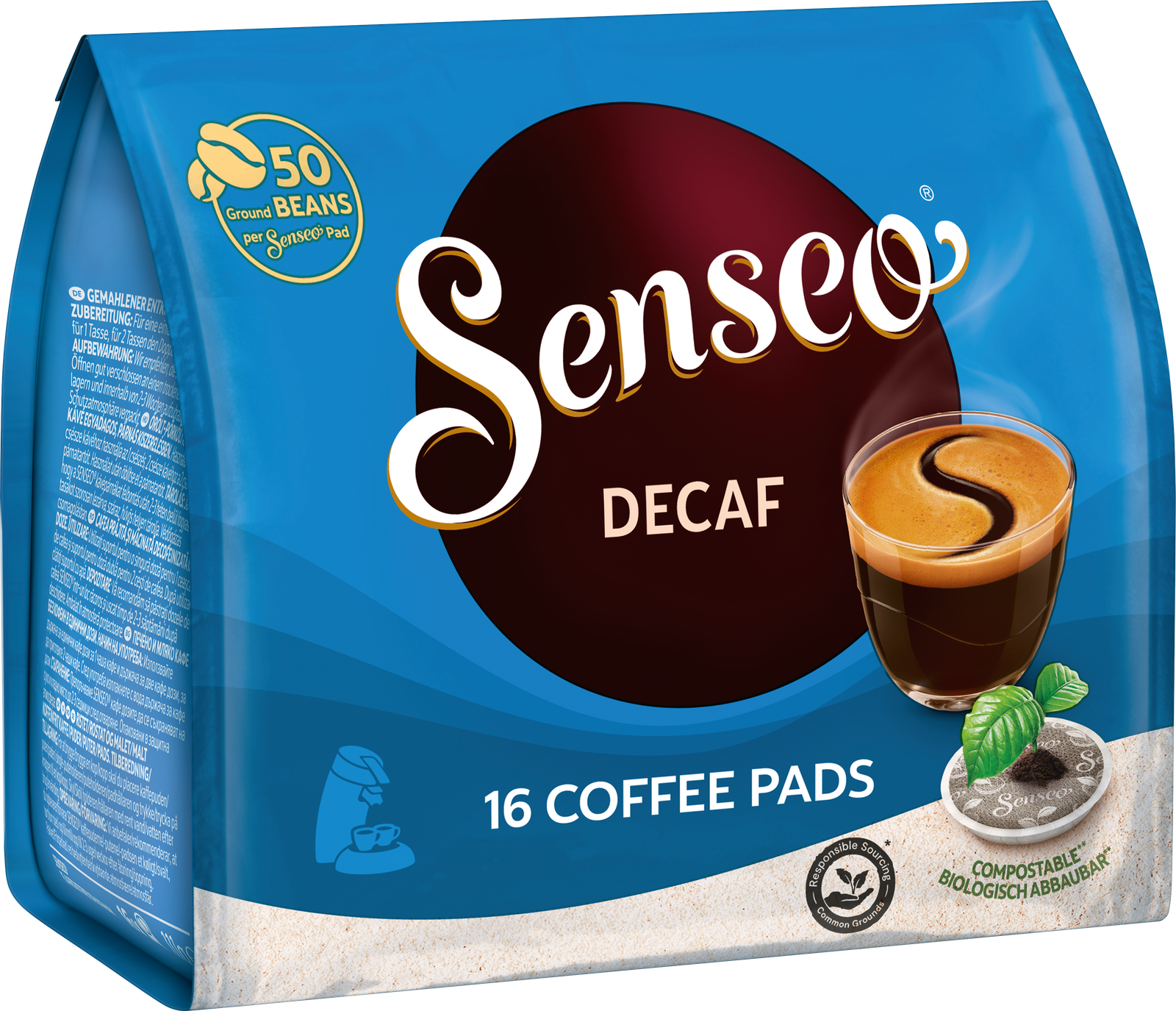 Senseo Pads entkoffeiniert 16ST 111g