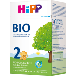 Bio Hipp 2 Folgemilch nach dem 6.Monat 2x300g