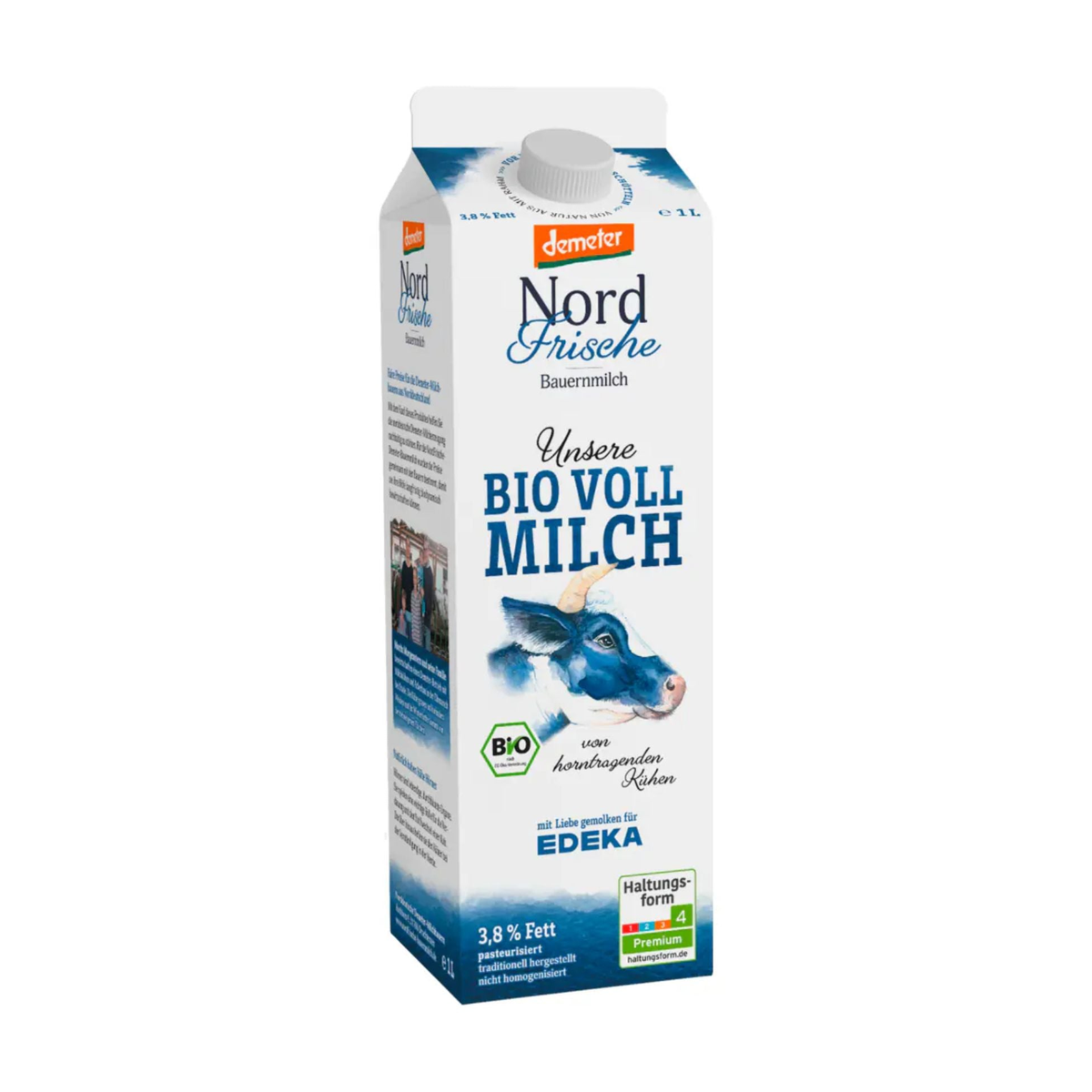 Demeter Nord Frische Vollmilch 3,8% 1l