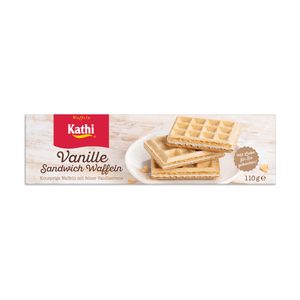 Kathi Vanille Sandwich Waffeln 110g