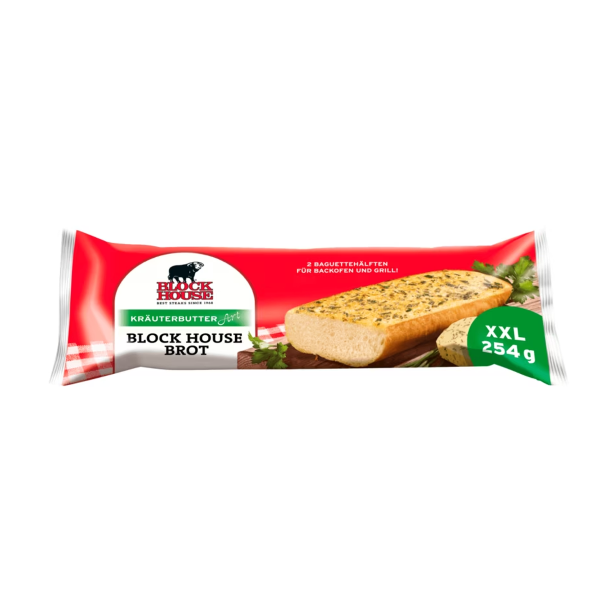 Block House Brot Kräuterbutter Art 254g