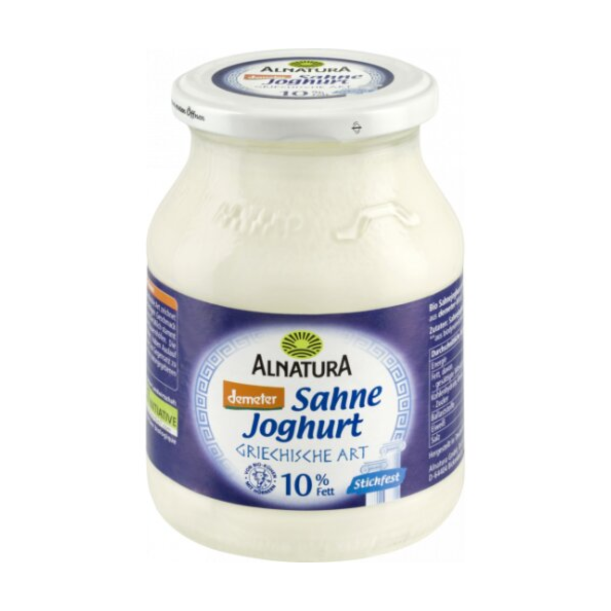 Demeter Alnatura Sahnejoghurt griechische Art 10% 480g MW