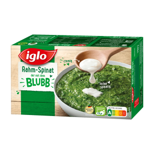 Iglo Rahm Spinat portionierbar 750g